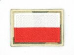 Naszywka FLAGA Polska pustynna