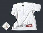 T-shirt dla nurka KASSA DECOMPRESSION biały.