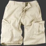 Spodnie bojówki krótkie PIASKOWE - beżowe.