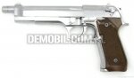 Pistolet ASG Beretta M92l Chrome WE