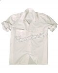Koszula z pagonami biała krótki rękaw Mil-Tec